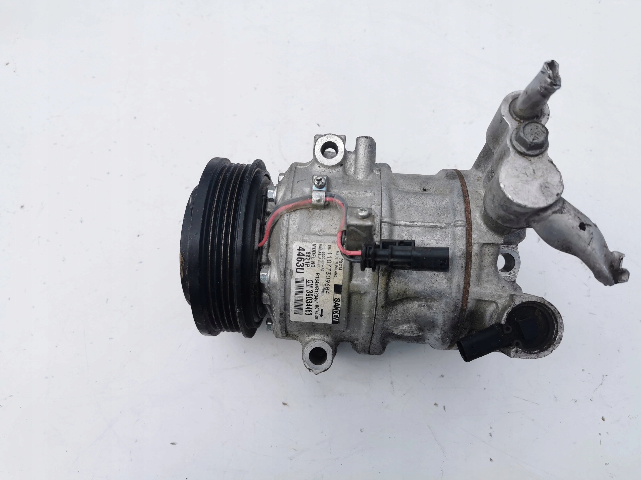 OPEL ASTRA K 1.4B TURBO 39034463 compressor; KLIMATY