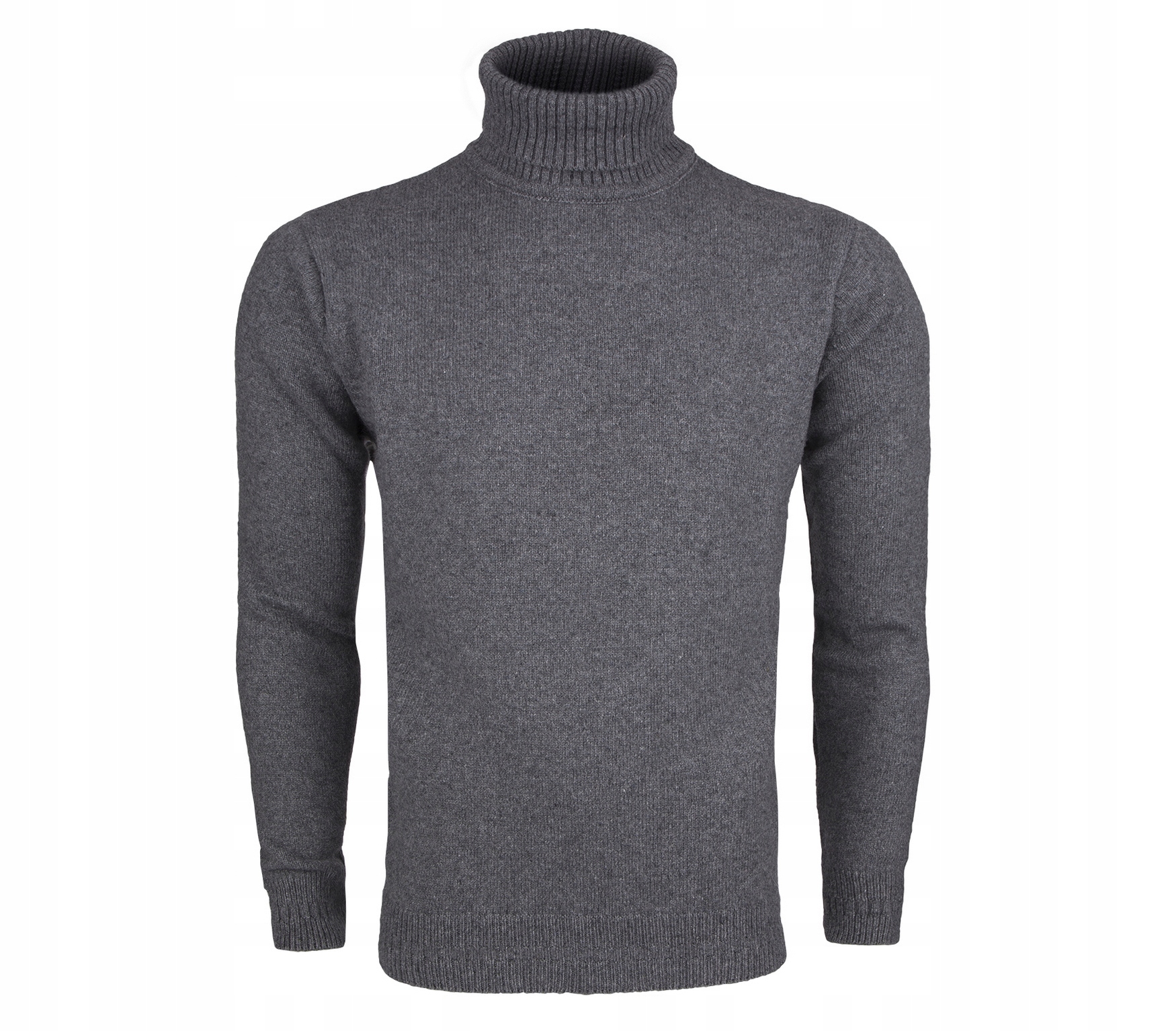 

Golf Męski Wełniany Sweter Szary! XL SW149