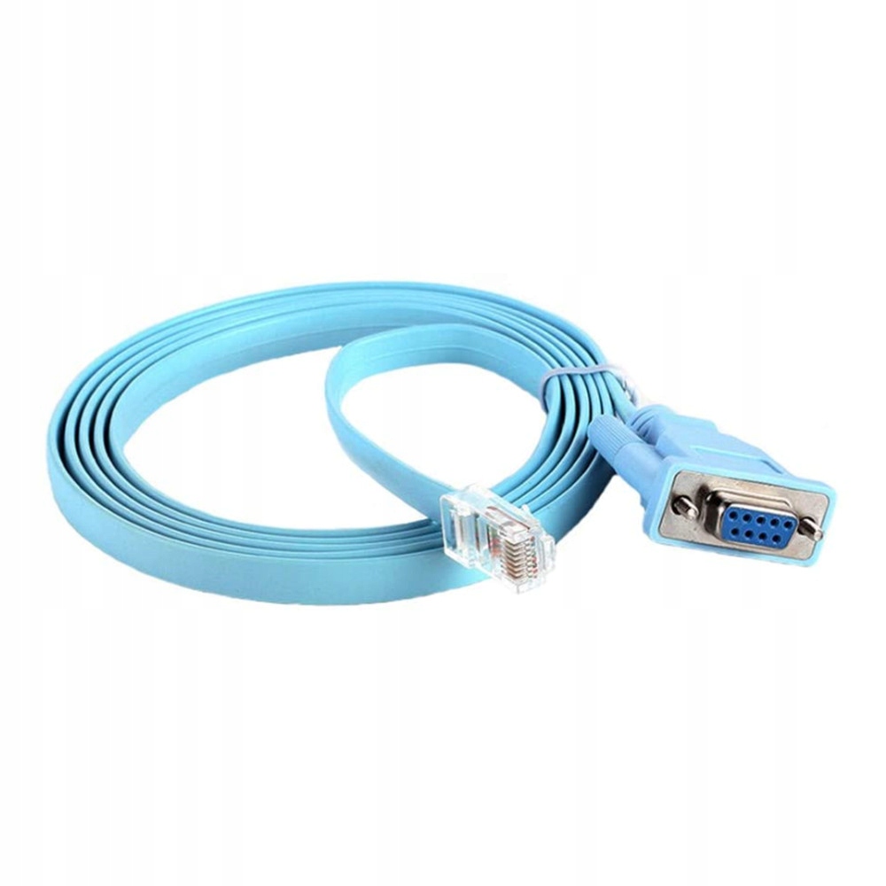 Kabel konsolowy RS232 do RJ45 Cat5 Ethernet LAN 1,5 m