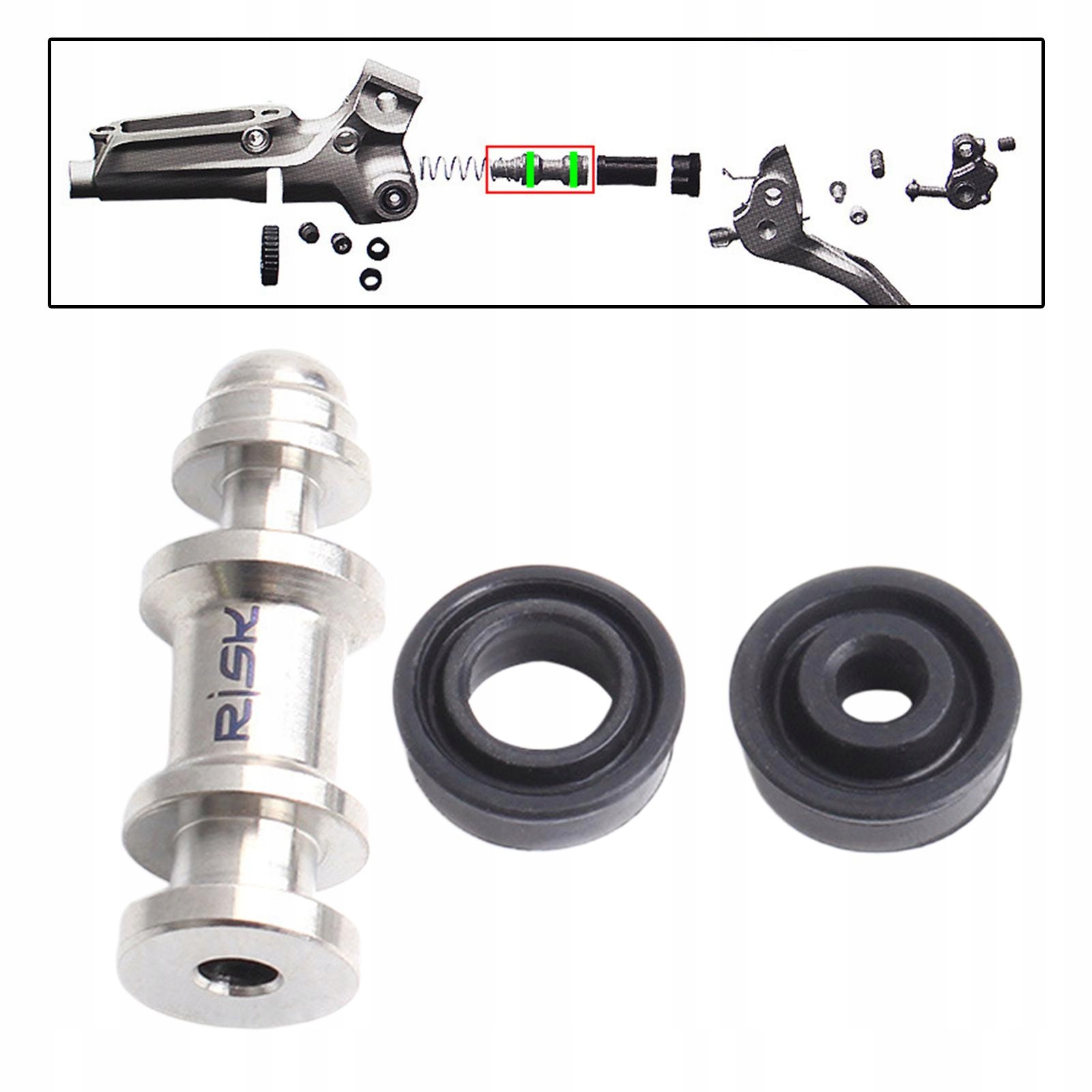 Dźwignia tarczowego ze tytanu Waga 5 g