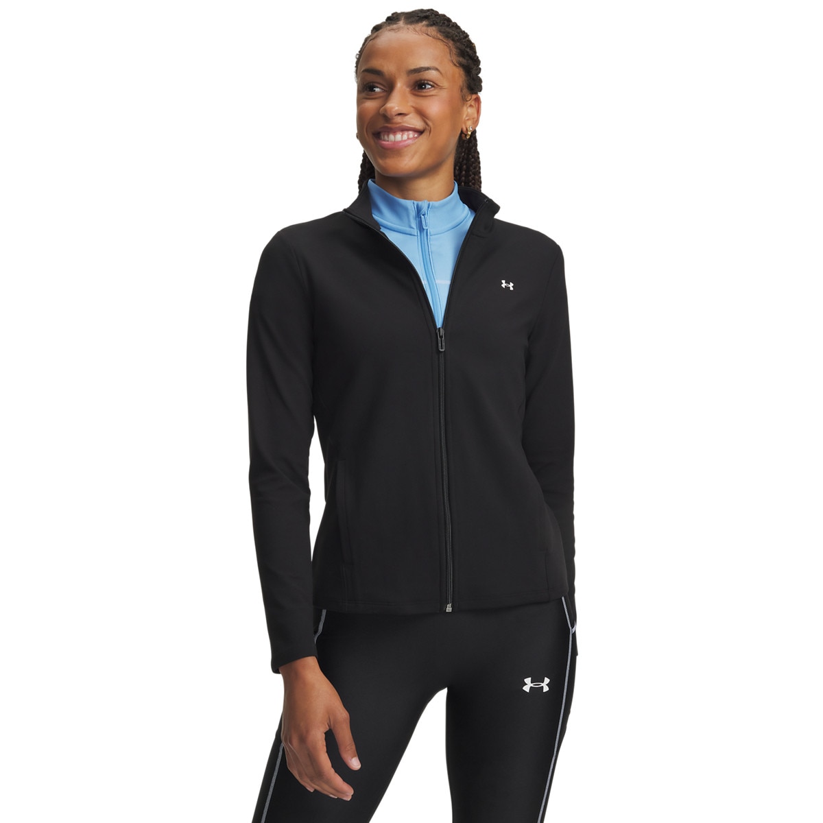 Damska bluza treningowa Under Armour Motion Fz Czarny XL