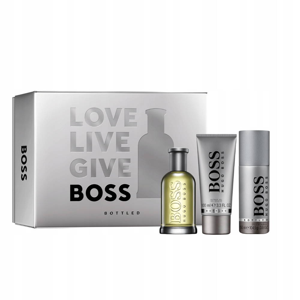 Hugo Boss Bottled zestaw woda toaletowa spray 100ml + dezodorant spray ...