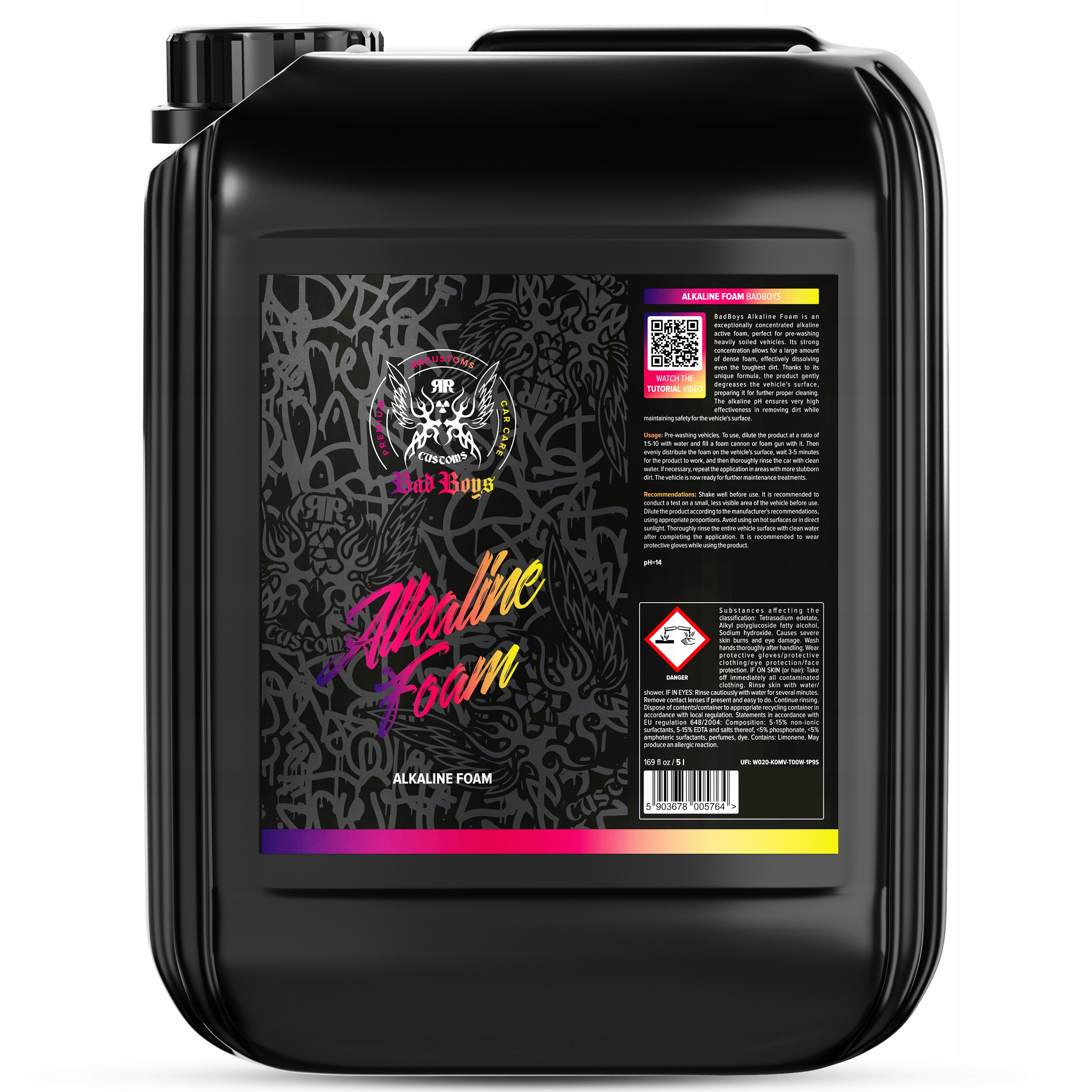 Rr Customs BadBoys Alkaline Foam 5L Zasadowa piana aktywna