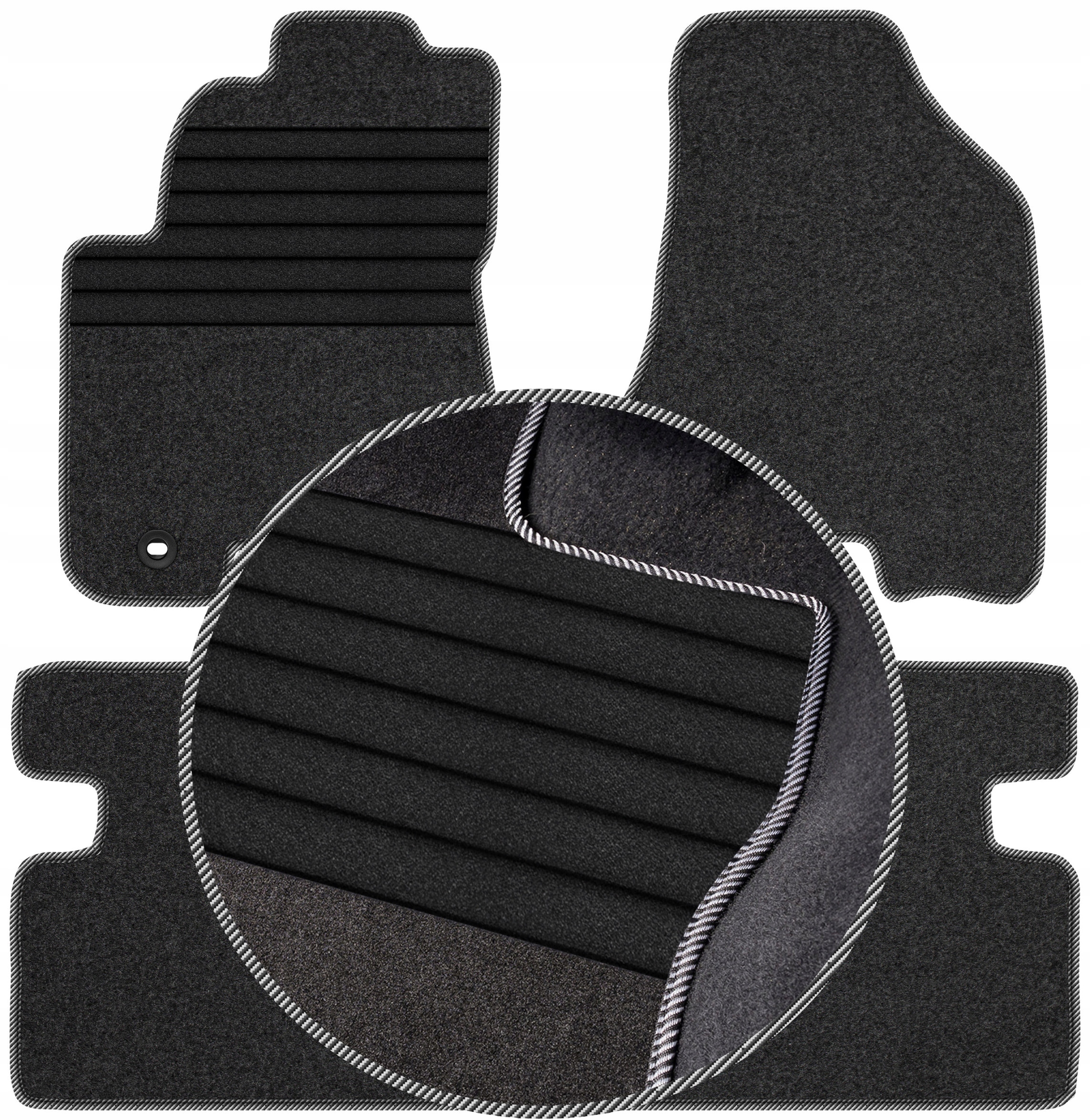 Hyundai Tucson 2004-2010 Velurové autokoberce koberečky
