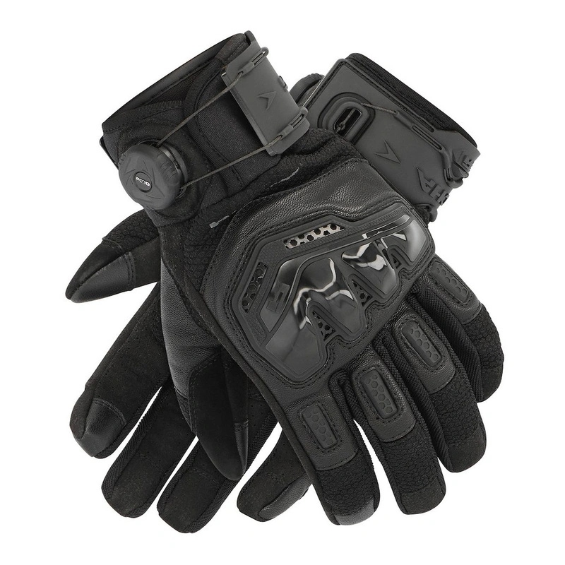 Krátke motocyklové rukavice Richa Bodyguard Black, čierne Darčeky