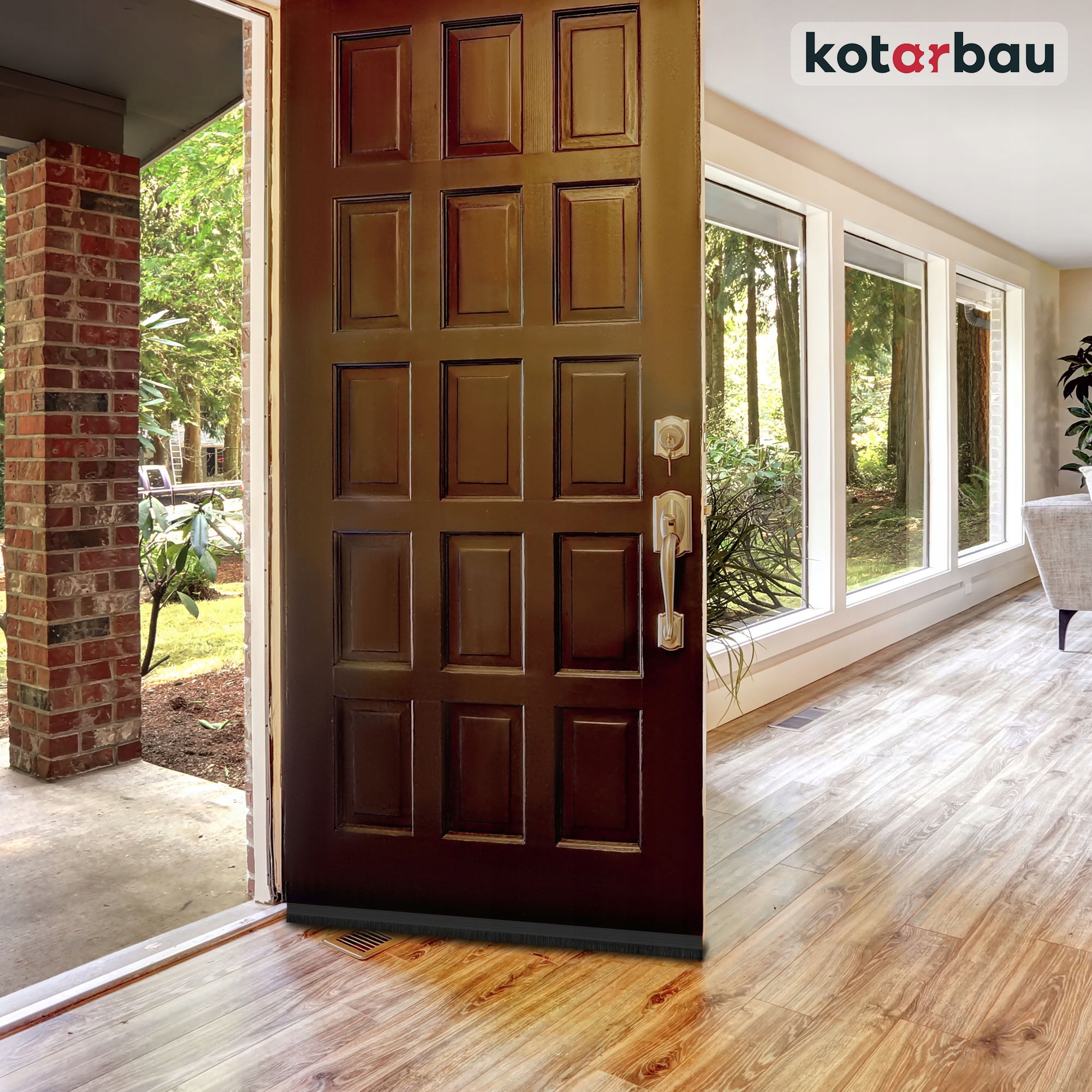 LISTWA SZCZOTKOWA DRZWIOWA 1 USZCZELNIAJĄCA BIAŁA DO DRZWI SAMOPRZYLEPNA Kod producenta B857