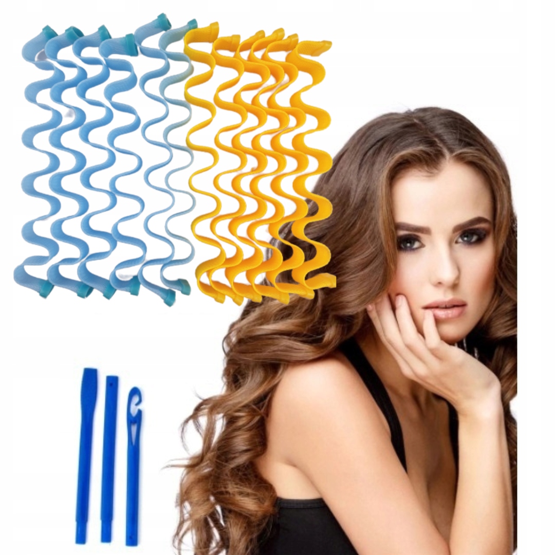 

Papiloty Do Włosów Fale Beach Wave Look 12SZT 45CM