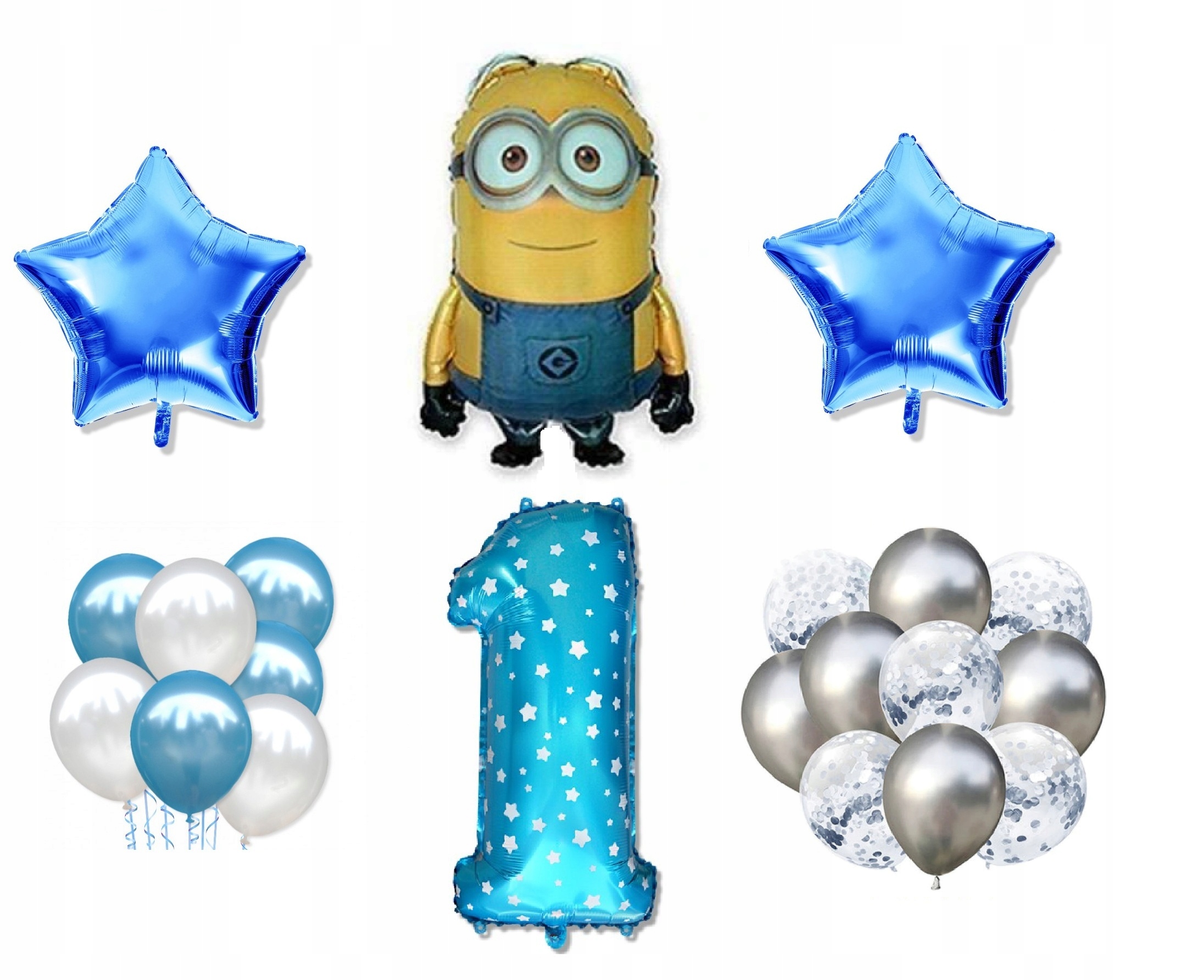 

Mini Zestaw Minionki 1 Urodziny Balony Dave