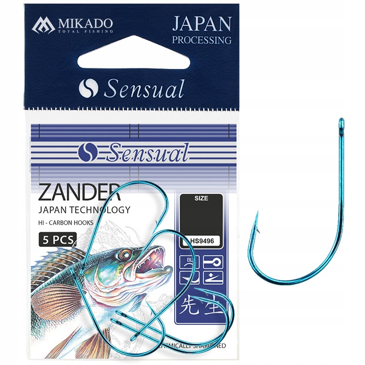Haczyki z zadziorem Sensual Zander r. 1/0 Mikado