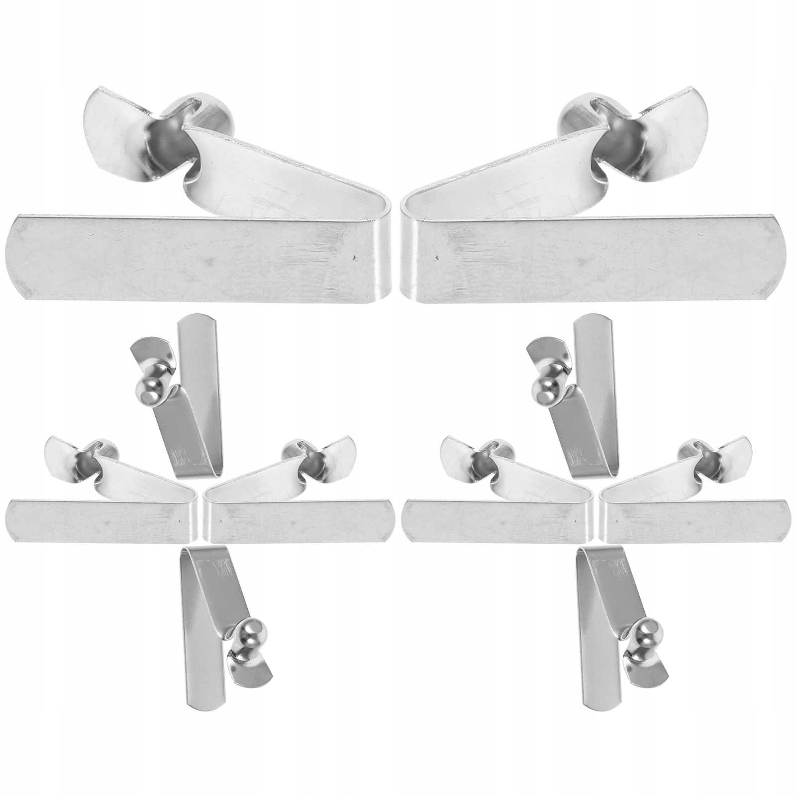 10 SZT. ZACISKI NA SŁUPEK PRZYCISKI SPRĘŻYNOWE