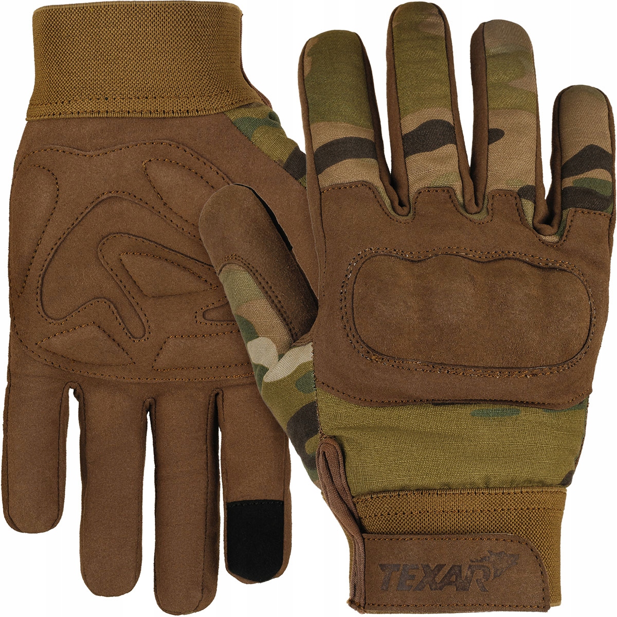 Texar Combat Gloves Rękawice Taktyczne MC Camo M