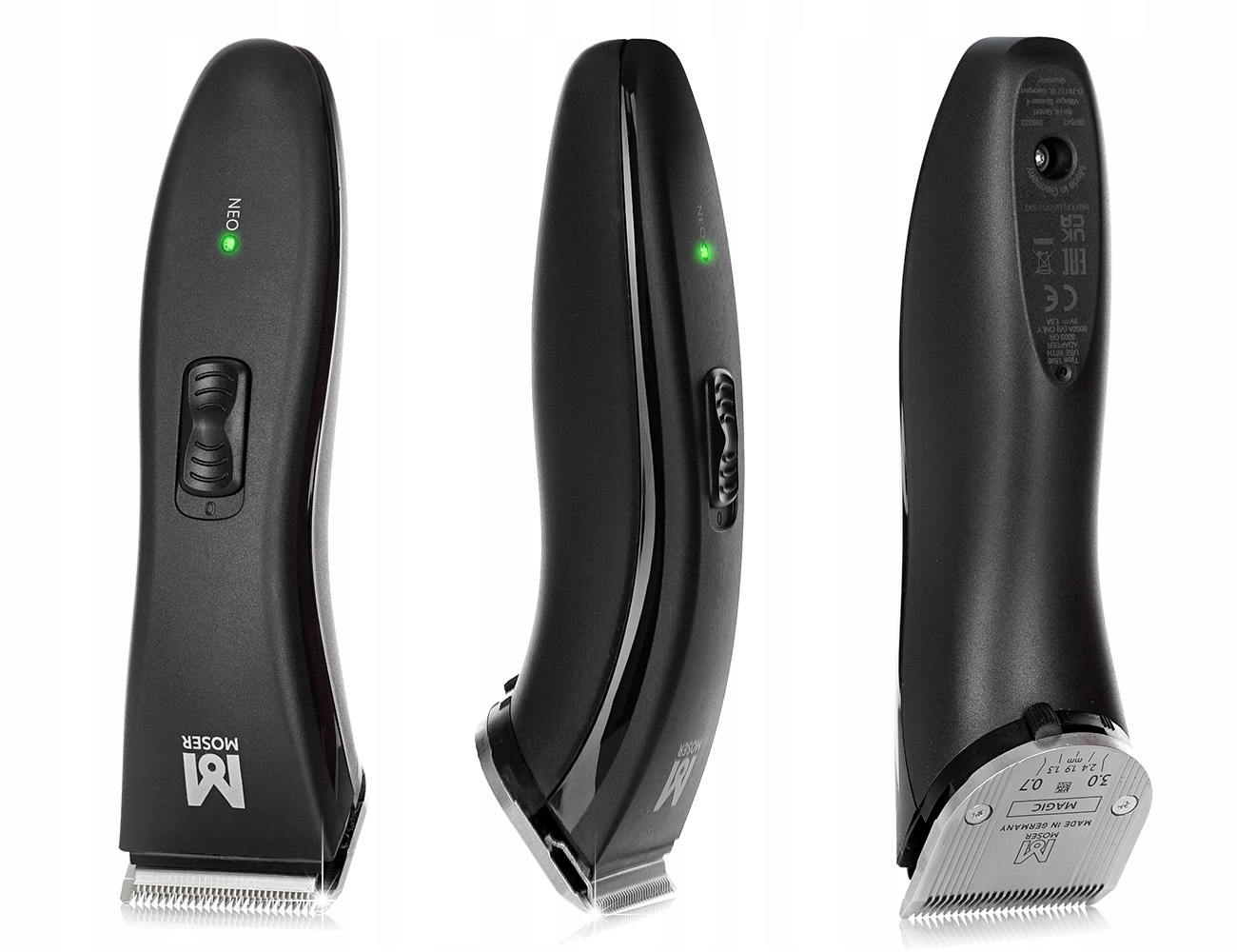 MASZYNKA DO WŁOSÓW BRODY MOSER NEO 1886 CORDLESS PRO MagicBlade + NASADKI Kod producenta 4015110023166