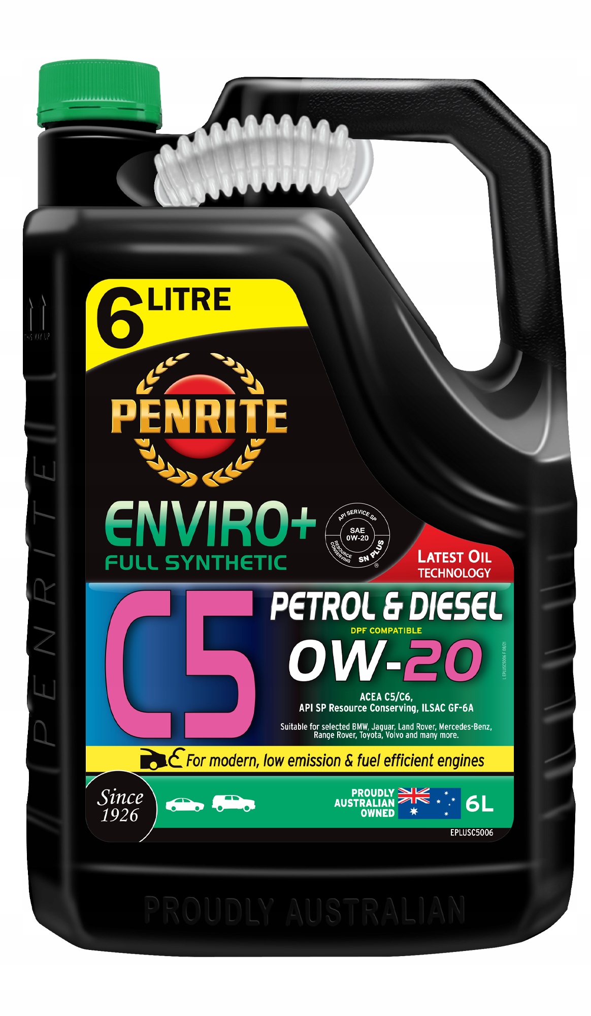 Olej Penrite ENVIRO+ C5 0W20 6L