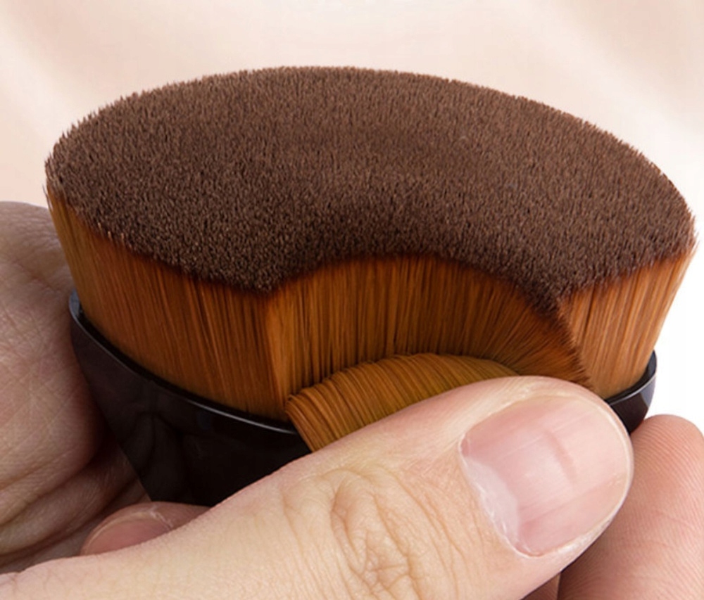 JEDNOLITY PĘDZEL DO PODKŁADU gęsty miękki ZŁOTY Liczba pędzli pojedynczy pędzel