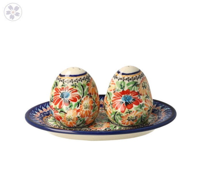 Solnička keramika Bolesławiec 1 Druh 18,4 x 10,4 cm GU962DEK312Art