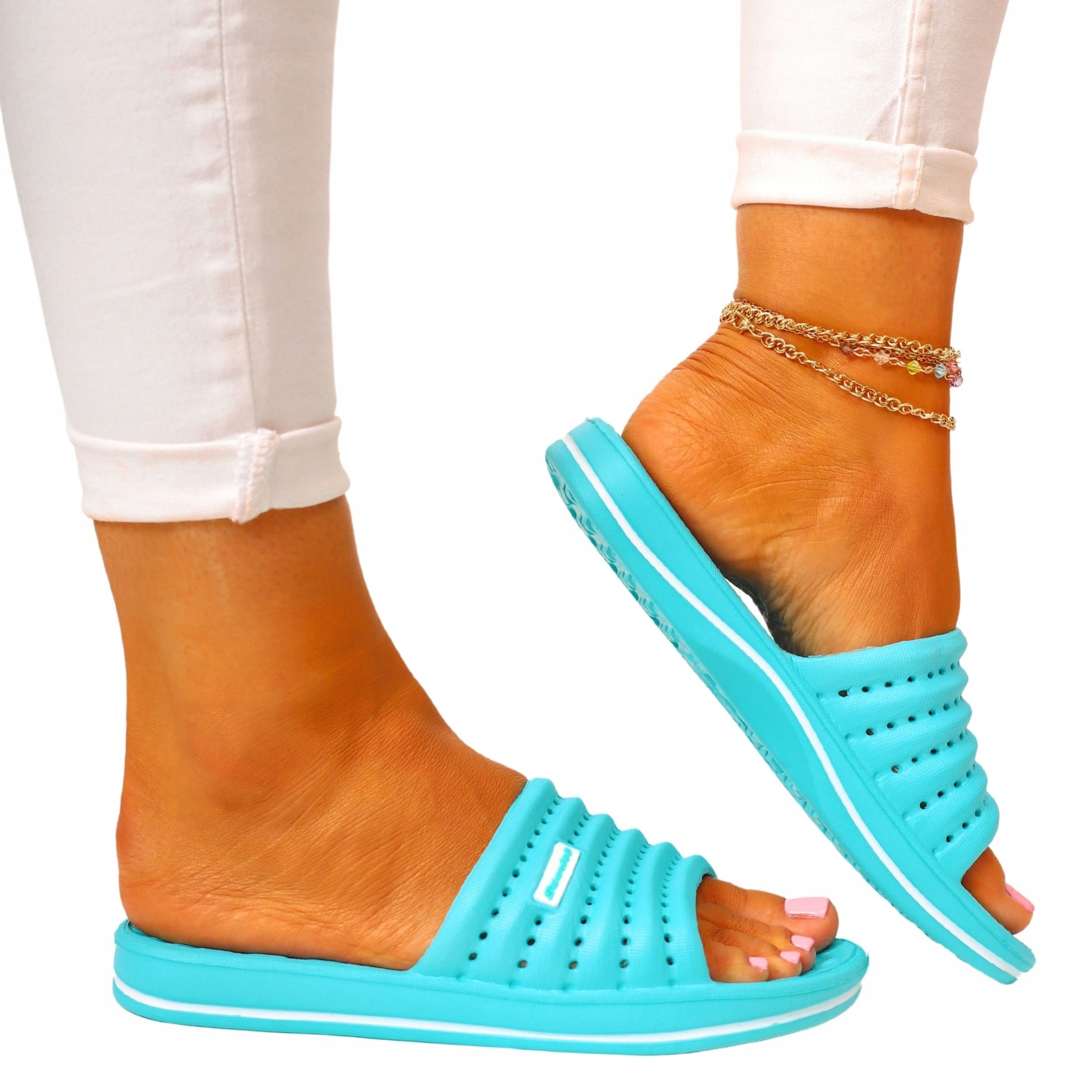 KLAPKI DAMSKIE BASENOWE LEKKIE PLAŻOWE PIANKA Kod producenta 360PINK