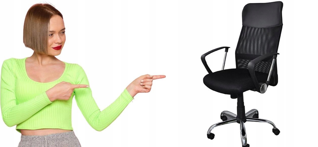 Fotel Office Products Korfu czarny