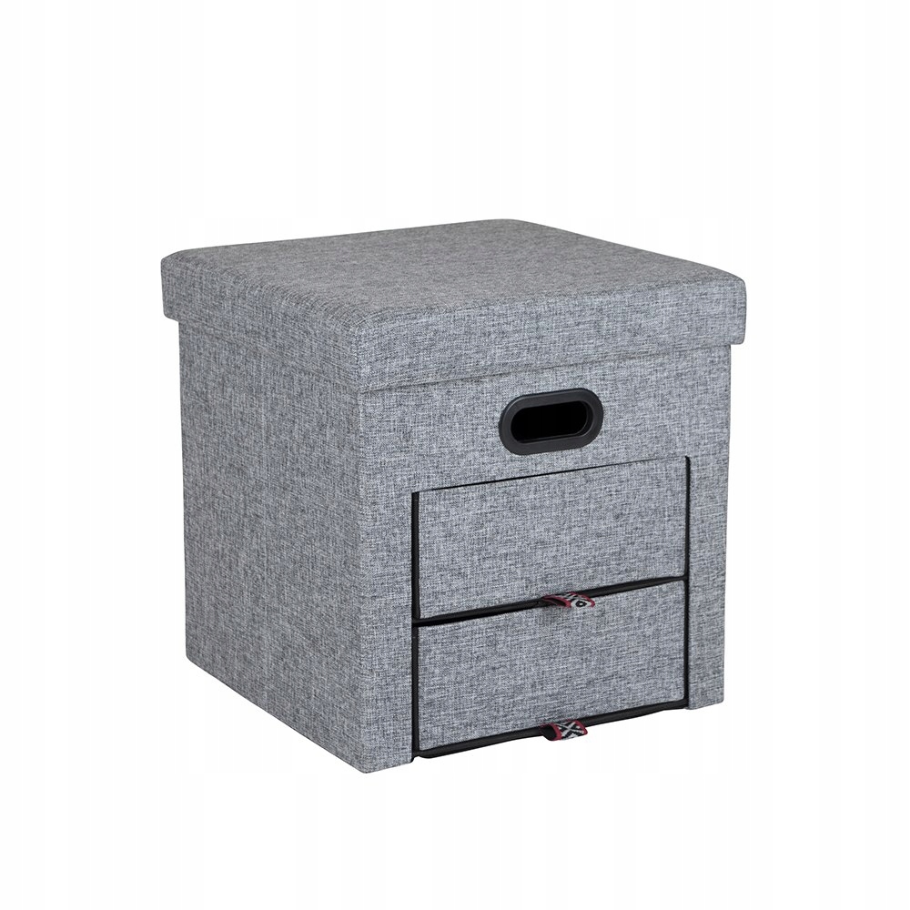 Pufa z szufladami szafka tekstylna 40x40x40cm EAN (GTIN) 8712013093406
