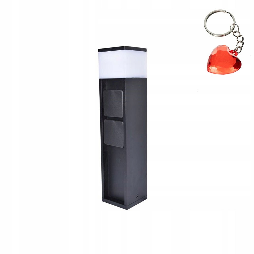 Lampa Led záhradný stĺpik 11W s elektrickými zásuvkami Mains Lutec