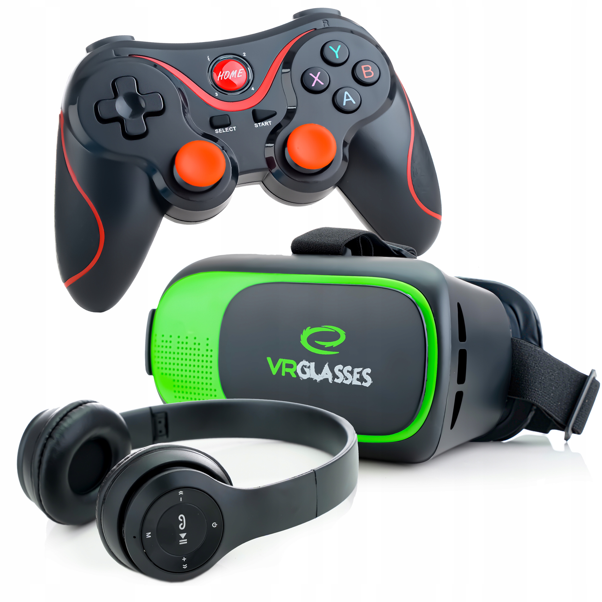 OKULARY VR GOGLE DO TELEFONU+ KONTROLER BLUETOOTH