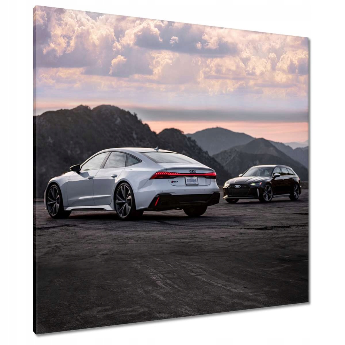 Obrazy 90x90 Bílé Audi RS7 Auto