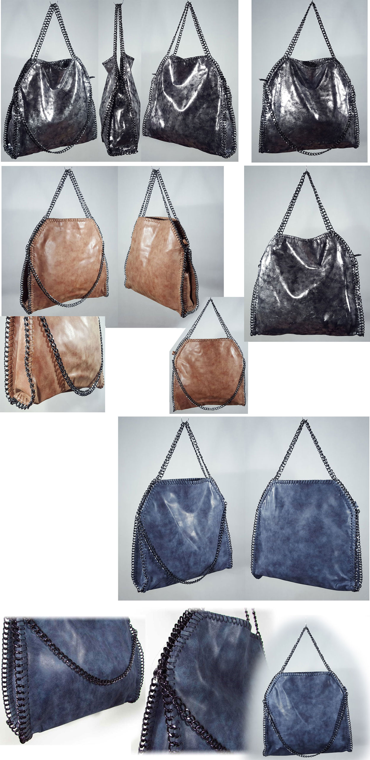 TOREBKA STELLA MC ŁAŃCUCHY TORBA FALABELLA ŁAŃCUCH Zapięcie zamek