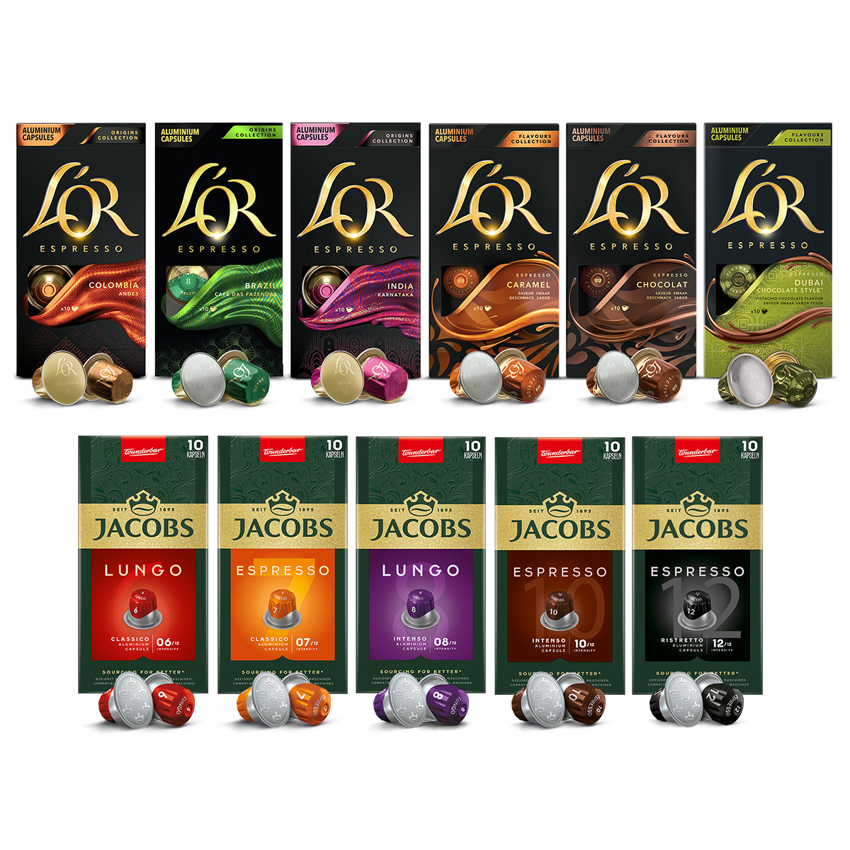 Kapsułki Jacobs L'or do Nespresso(r)* z Dubai [110 kaw] 10+1 Gratis!