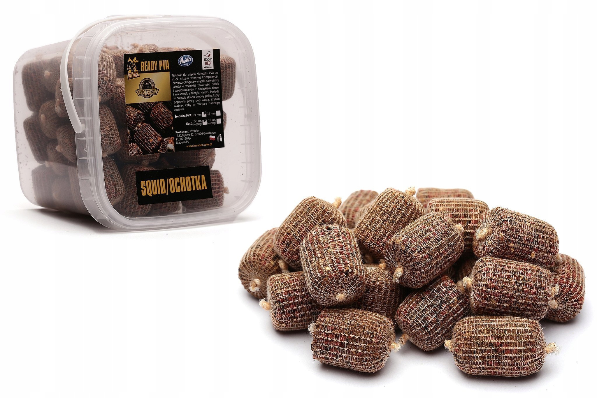 Ready Pva Invader Squid/ochotka 24mm/50szt