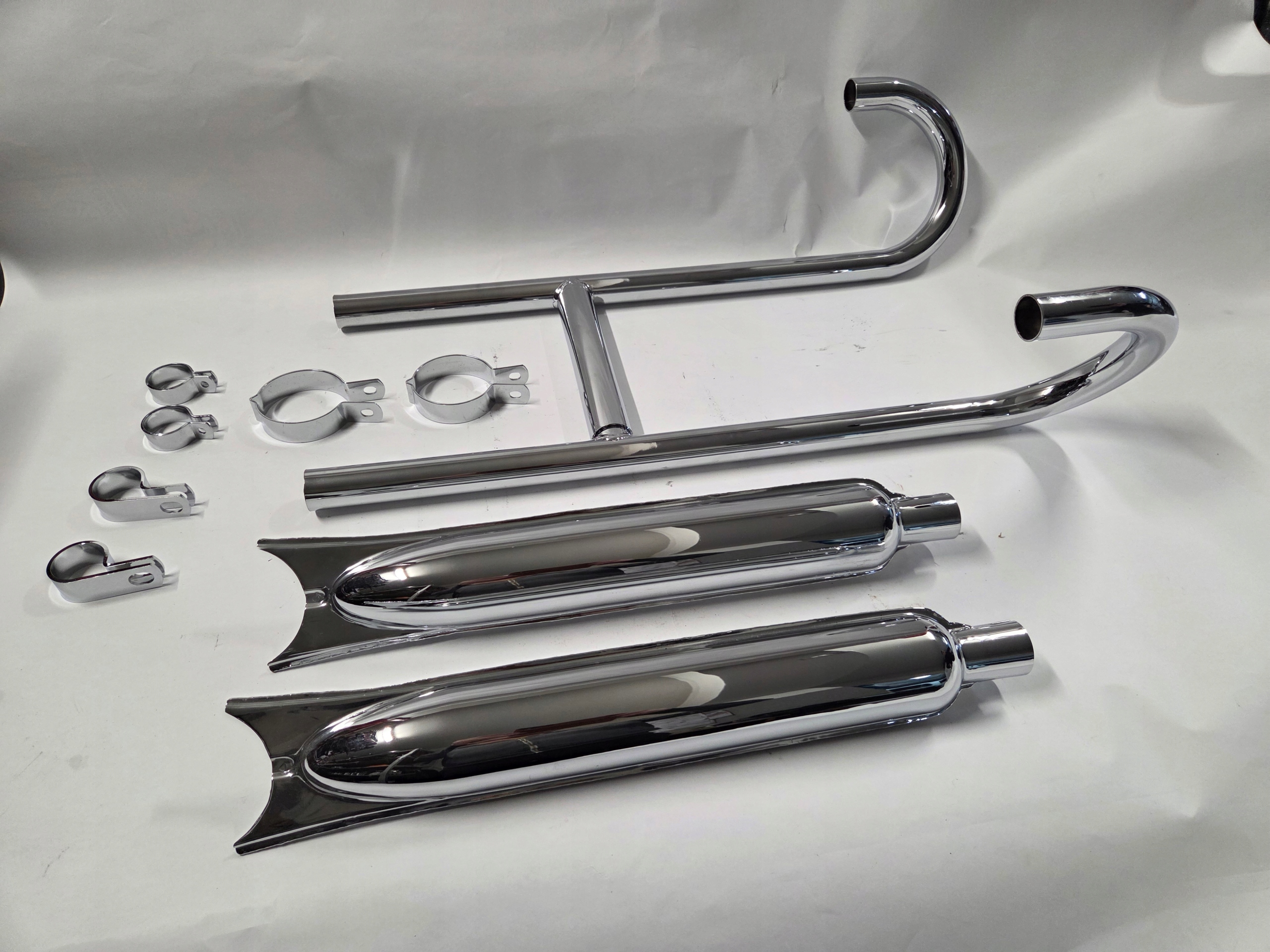 Tlumiče Výfuku Koleno Chrom Ural