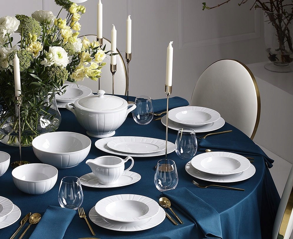 

Ćmielów Oktawa 0001 Biała Serwis Obiadowy 41 El