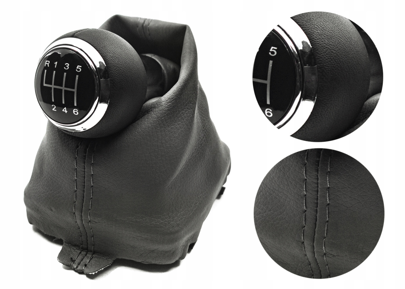 Galka Zmiany Biegow Mieszek Audi A3 8P 2003 2013 Part number Wzor S line 6 bieg Szary