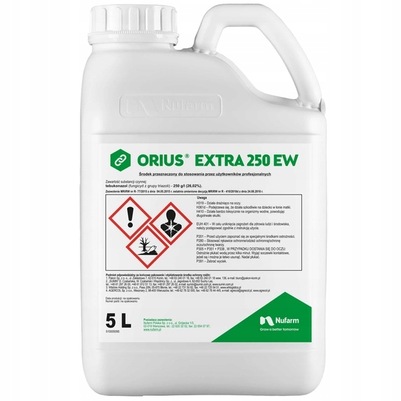 Orius Extra/Syrius 250 Ew 5 L tebukonazol