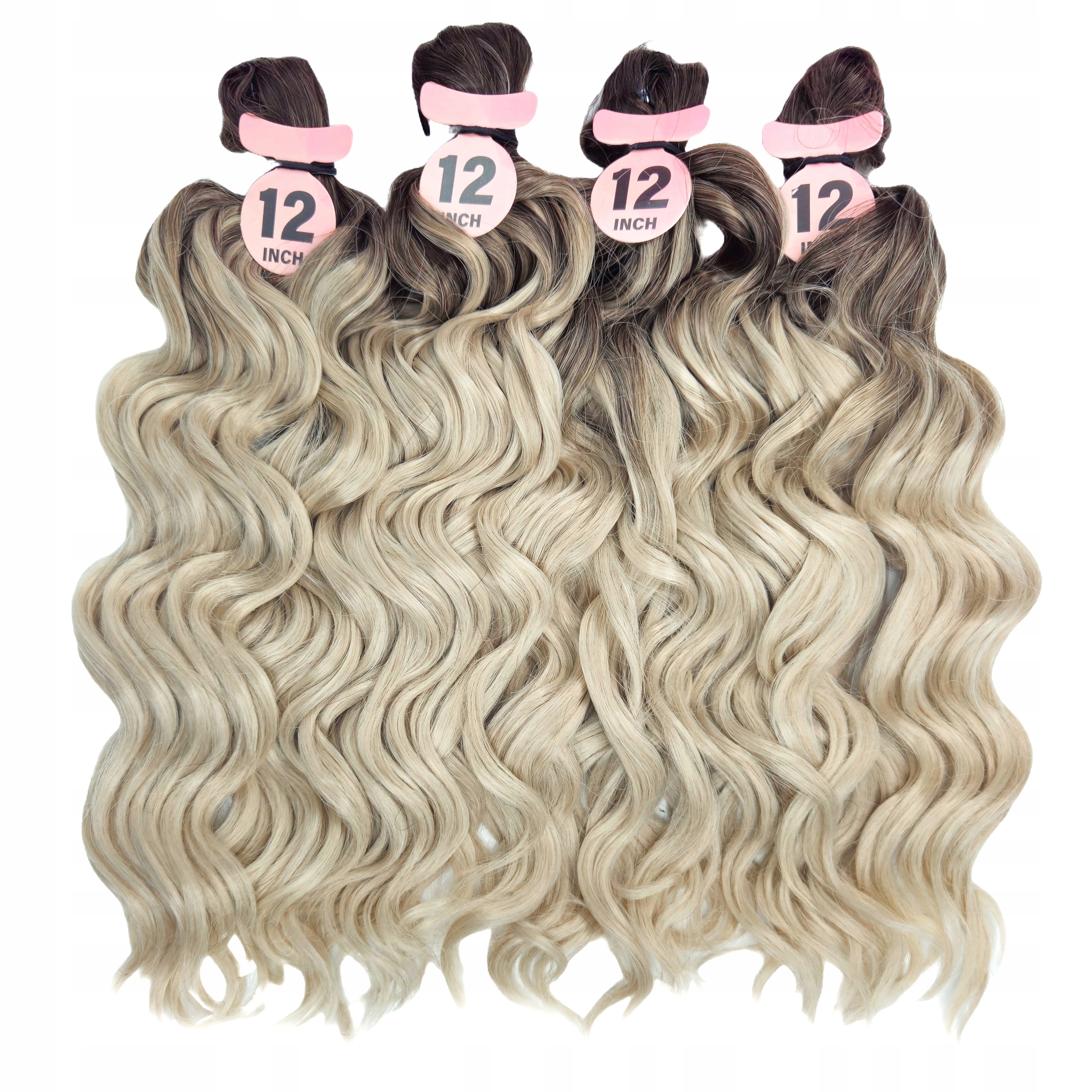 Syntetické vlasy Afroloki Na Česání Bogna Pro Chladný Blond Odrost 30 cm