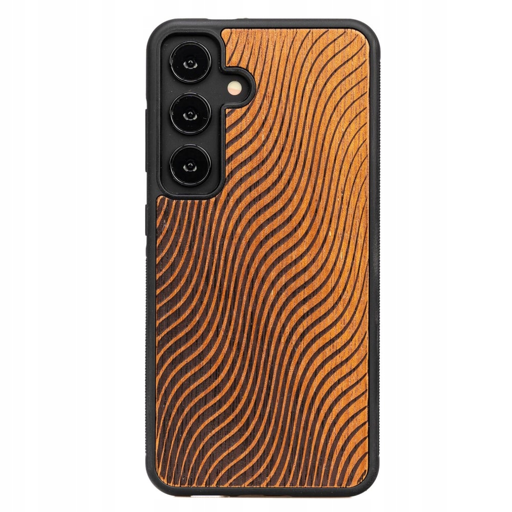 Drewniane Etui Bewood do Samsung Galaxy S25 Fe 5G Fale Merbau