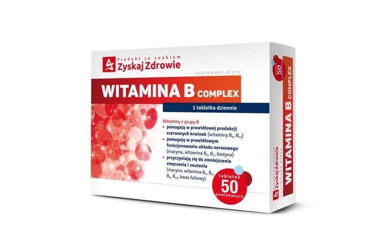 Vitamín B komplex, Zyskaj Zdrowie, 50 tabliet