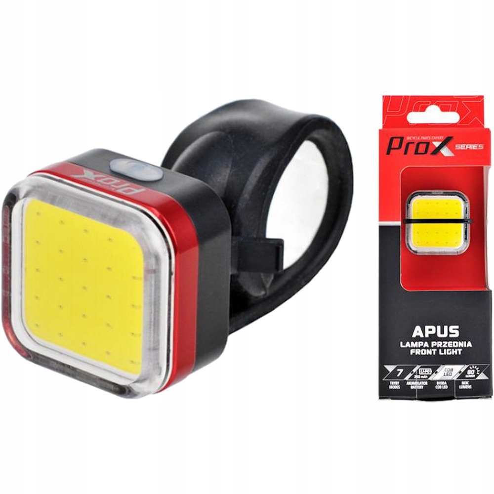 

Lampka przód ProX Apus Cob Led 80Lm Usb IPX4