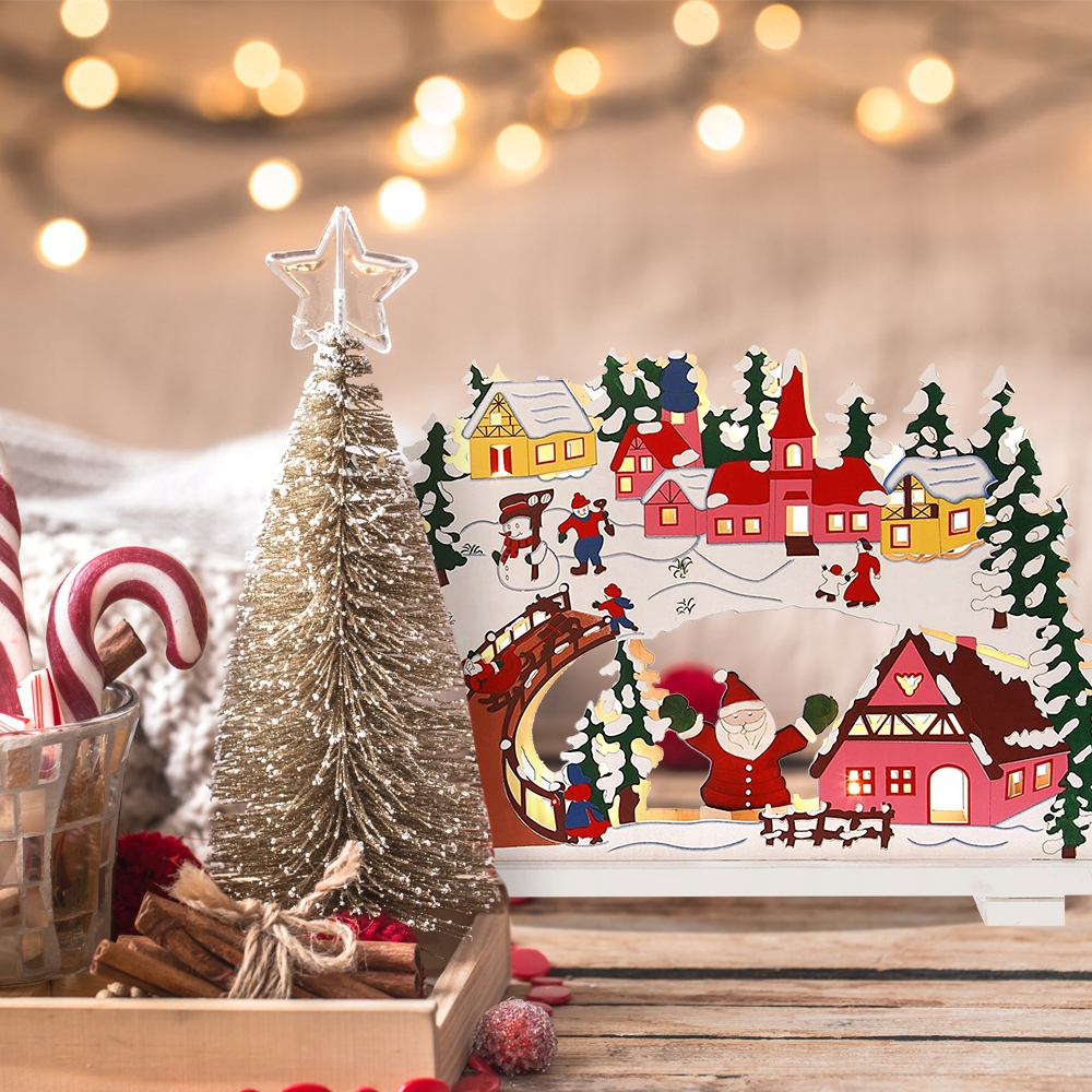 LAMPION ADWENTOWY DEKORACJA ŚWIĄTECZNA OZDODOBA Marka Star Trading