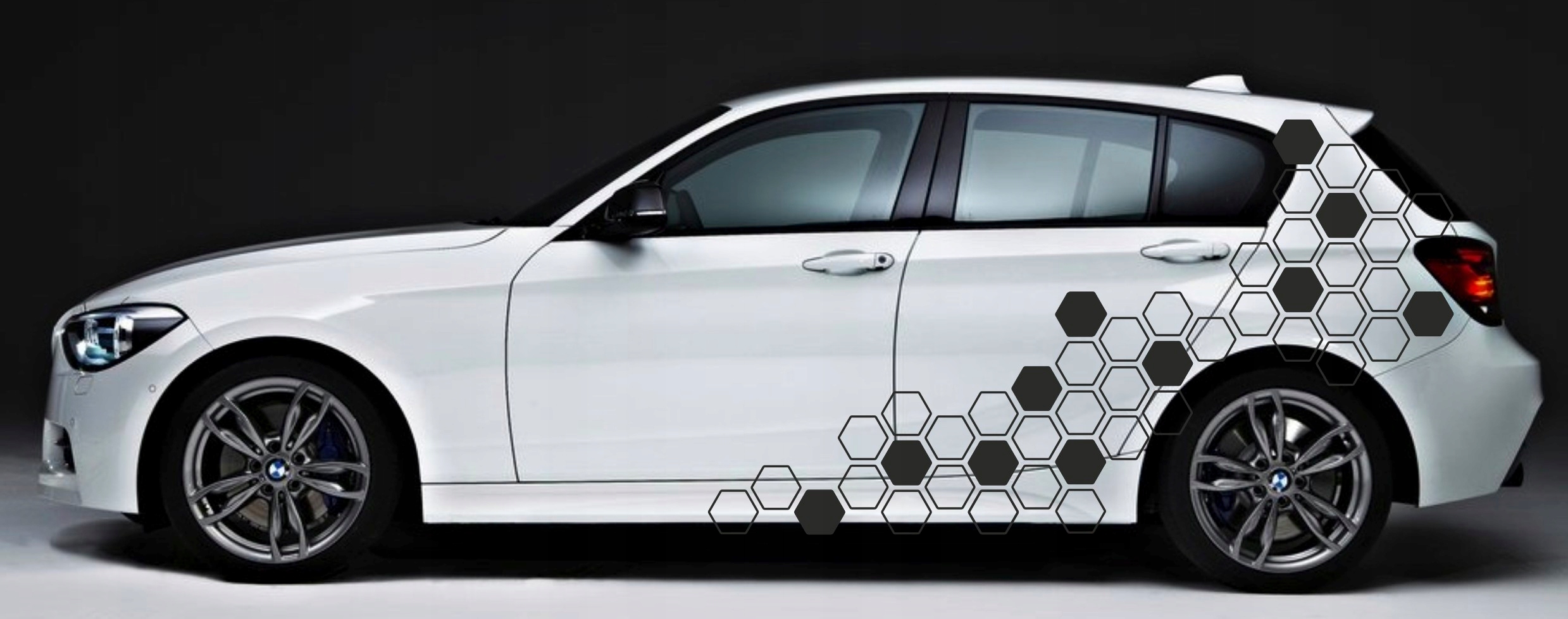 Tuningové nálepky Hexagon Bmw Vw Skoda Audi