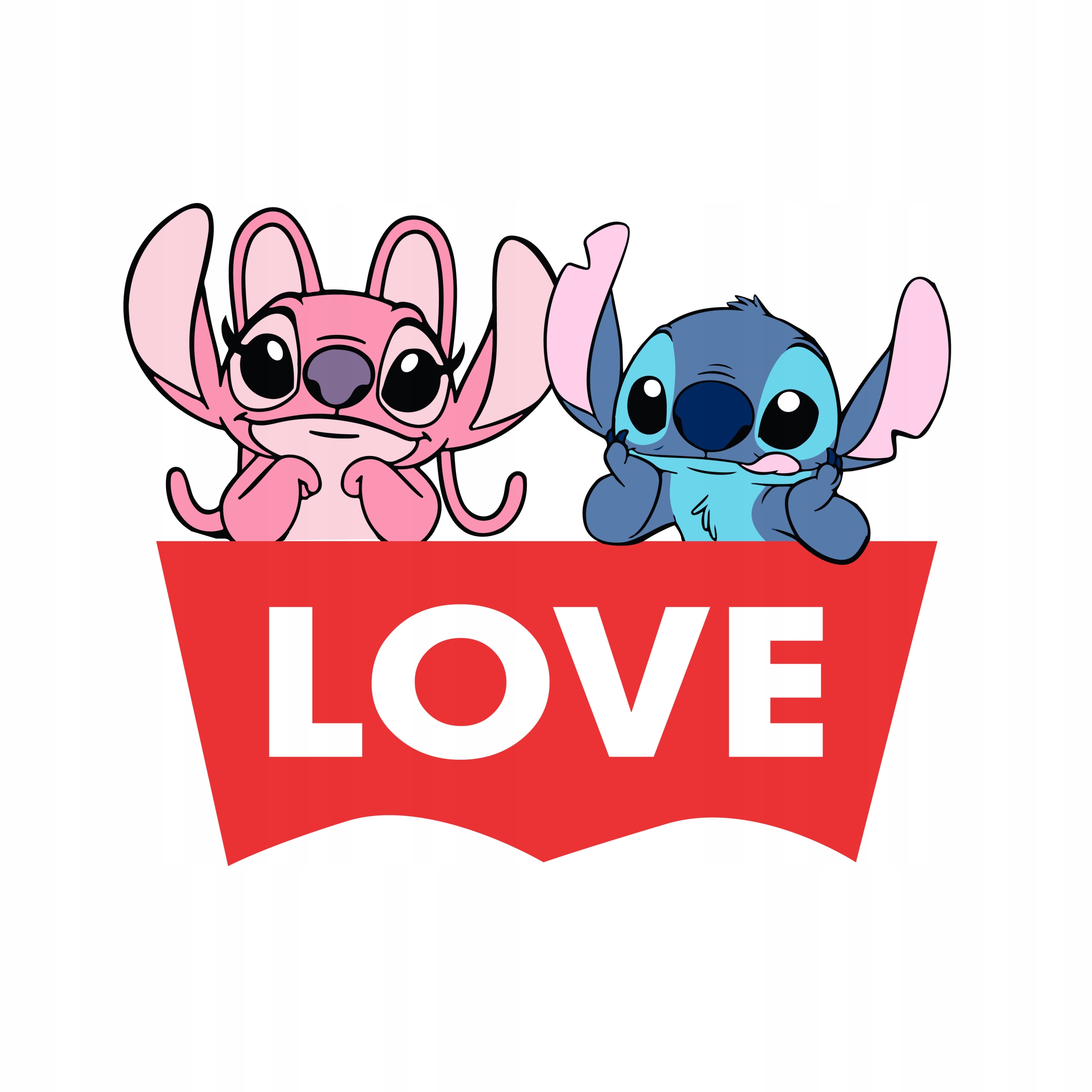 

Lilo i Stich Naprasowanka Na Ubrania Termo 5