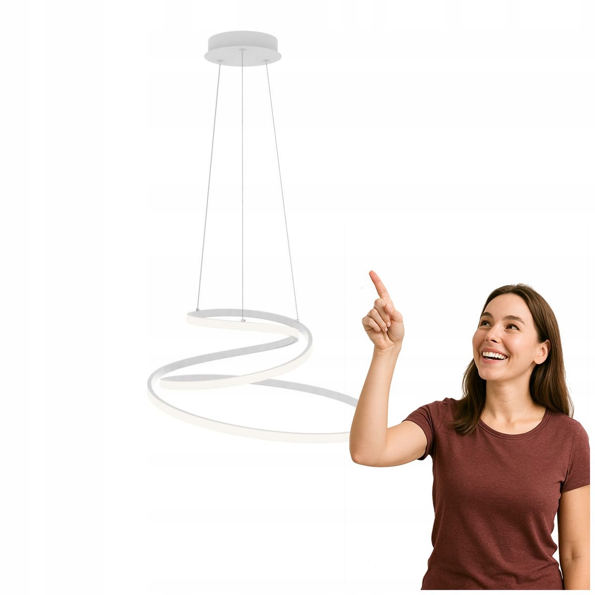 Závesná Led lampa 60W Lorila PND-2168-M-WH Italux