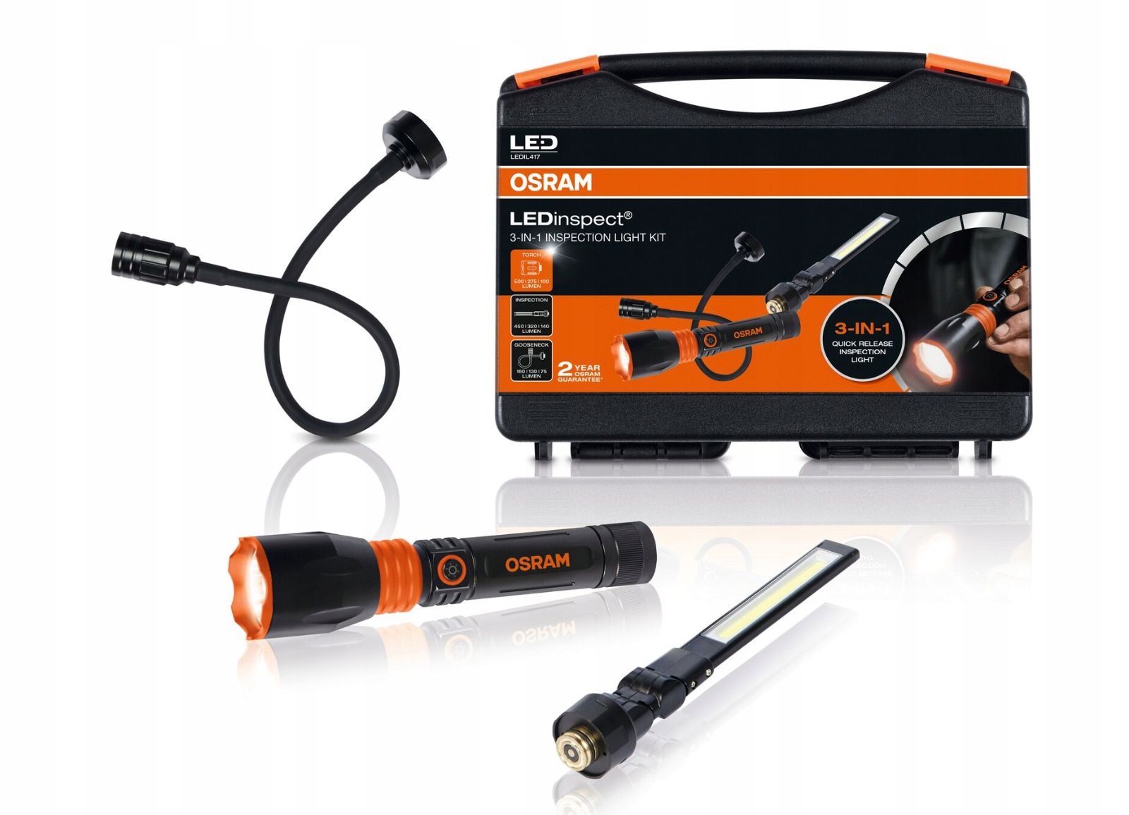 Osram LEDinspect 3-IN-1 multifunkčná sada inšpekčných svetiel
