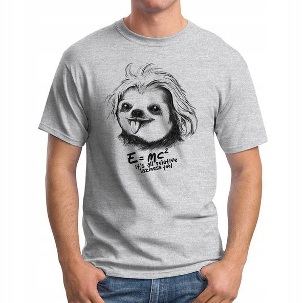 

Koszulka T-Shirt Einstein Sloth M