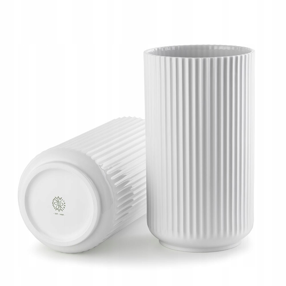 Lyngby Porcelain Váza pre kvety 31 cm Biela