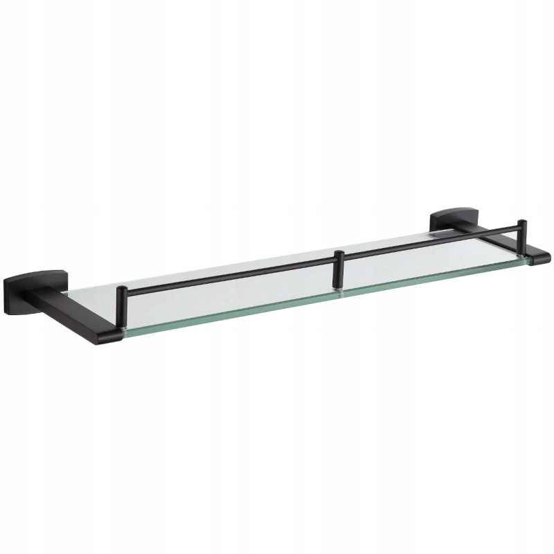 Mexen Zoja závesná sklenená polička, čierna