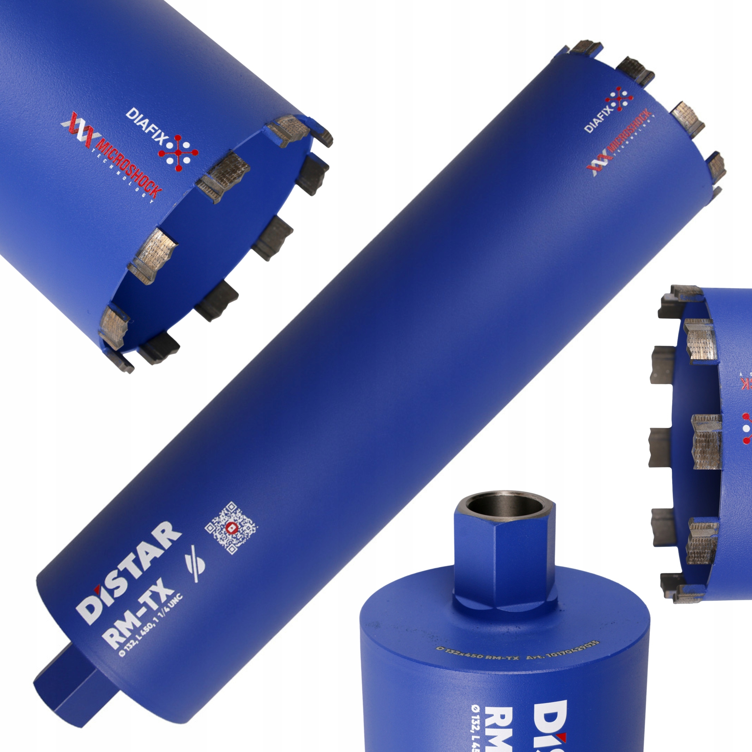 Koronka Diamentowa Do Betonu Na Sucho Distar Rm-tx 1 1/4 Unc 450x 132mm