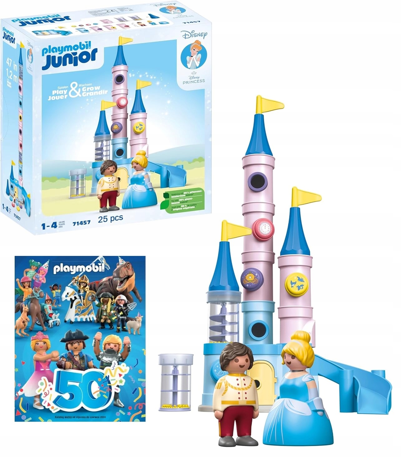 Playmobil 71457 Junior i Disney: Zamek Kopciuszka