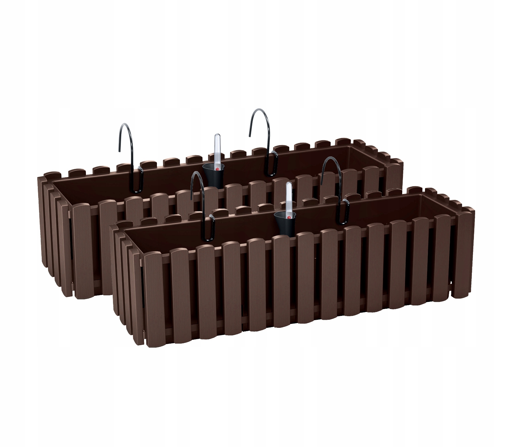

2x Skrzynka donica balkonowa DDEF600 Haki System