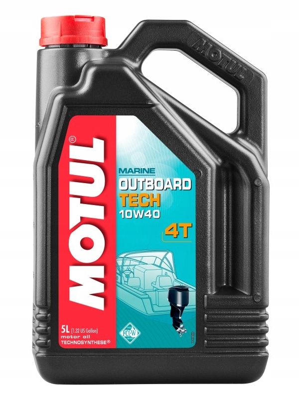 Olej Motul 10W40 5L Outboard Tech 4T Sj/sg