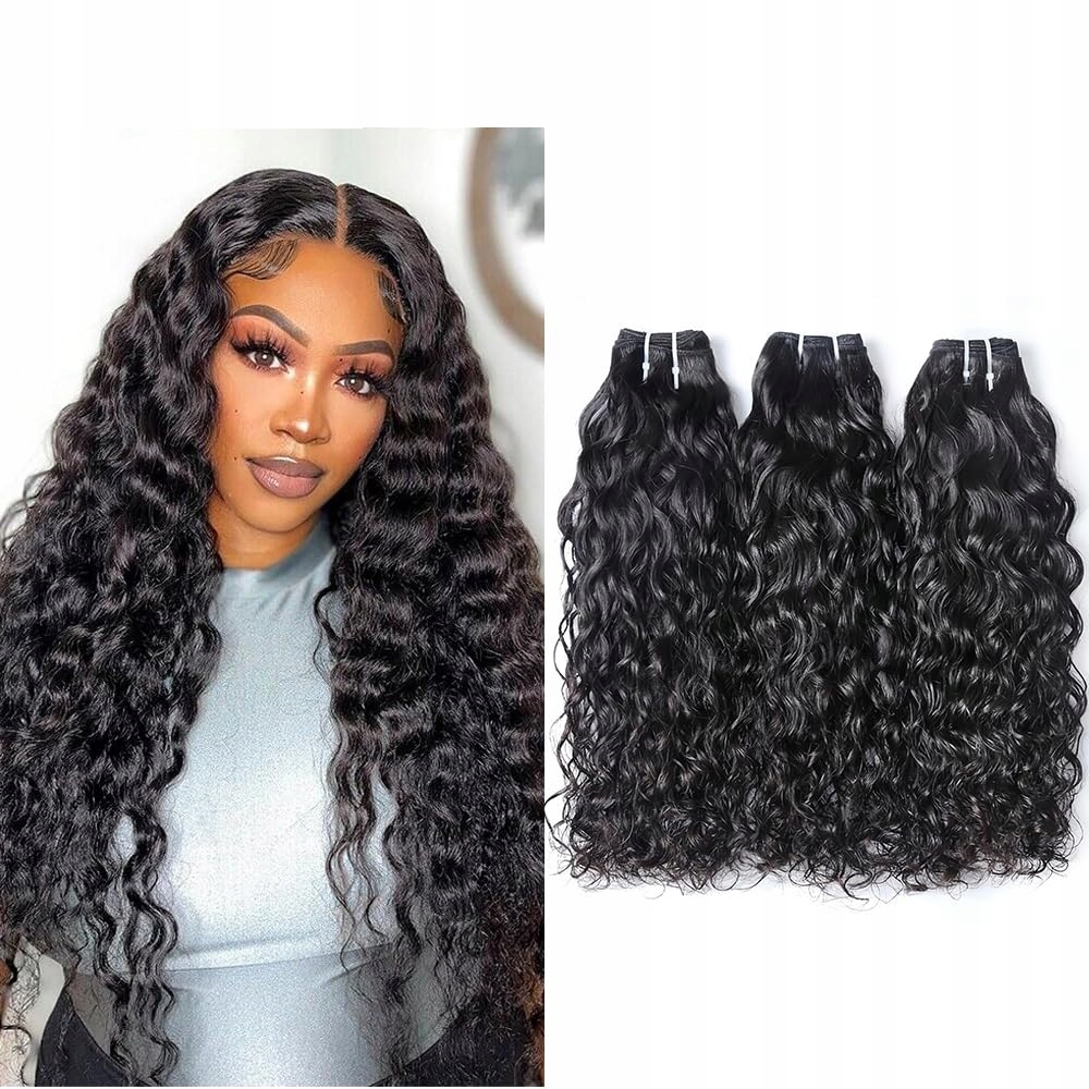 Urshiney – hluboká vlna svazku lidských vlasů, kudrnaté svazky lidských vlasů