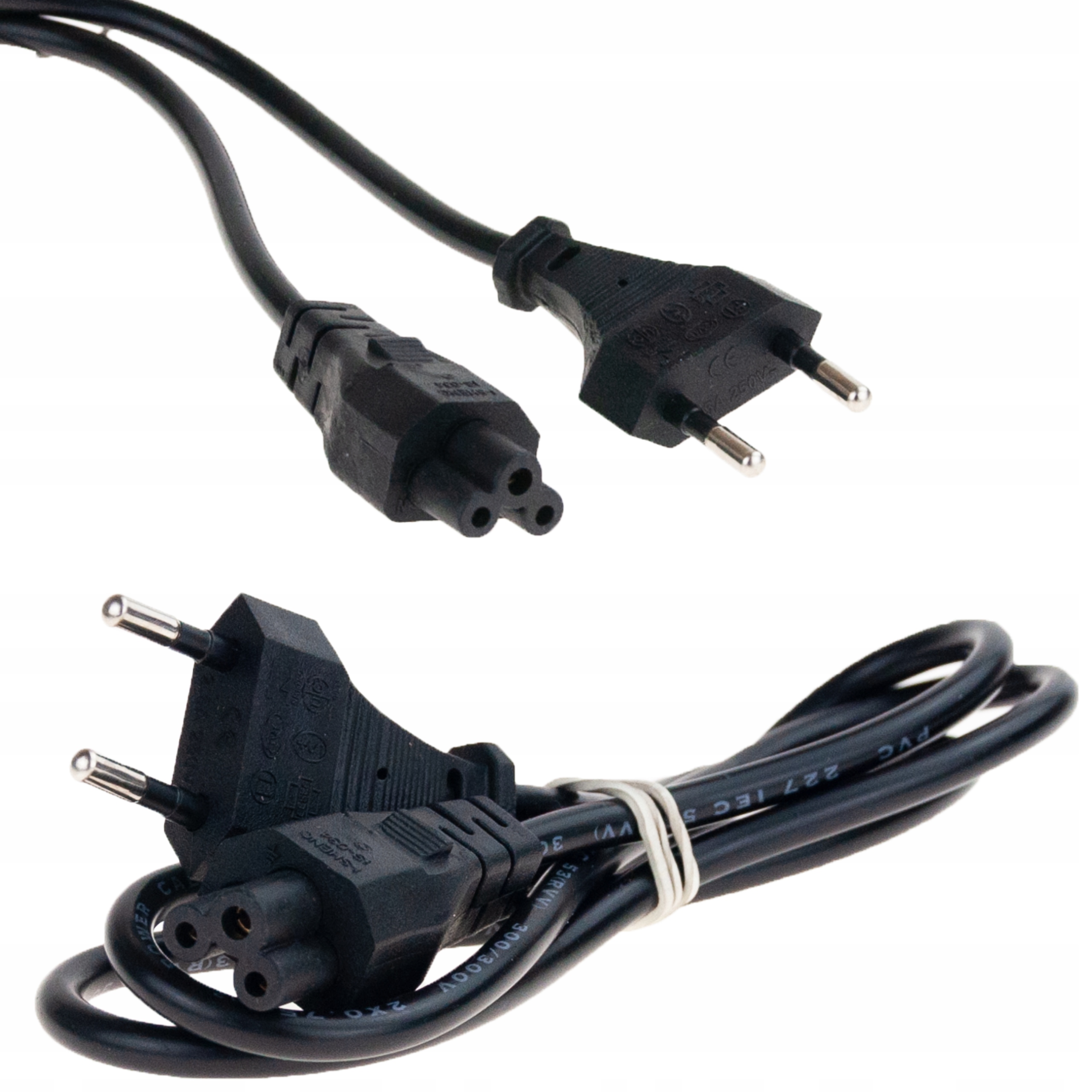 

Przewód Zasilający Laptopa Kabel Koniczynka 3 Piny